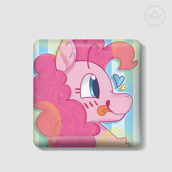 Pinkie Pie PU Button