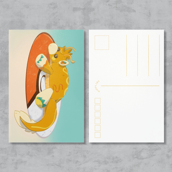 Pokefusion OC Postcard