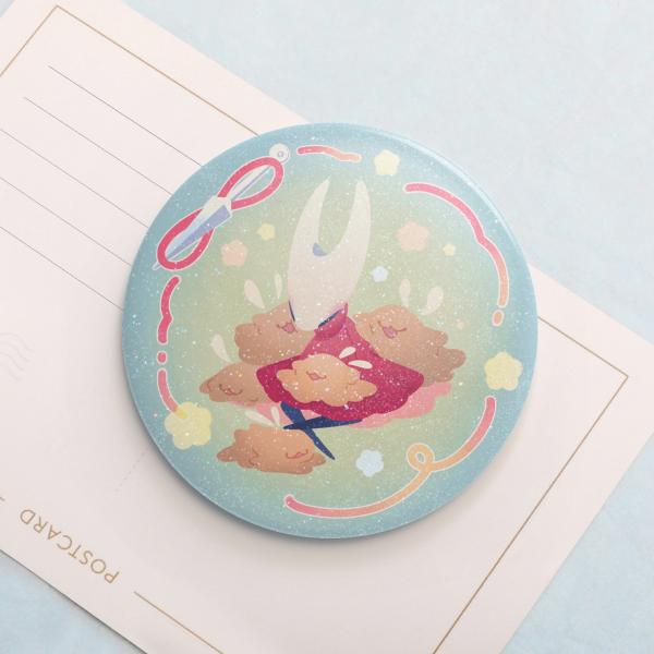 Hornet Silksong Round Badges (Button Pins)