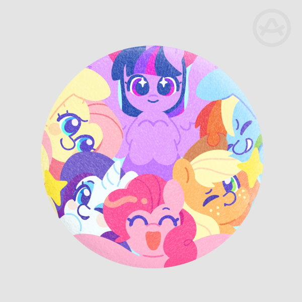 Mane 6 Plush Badge