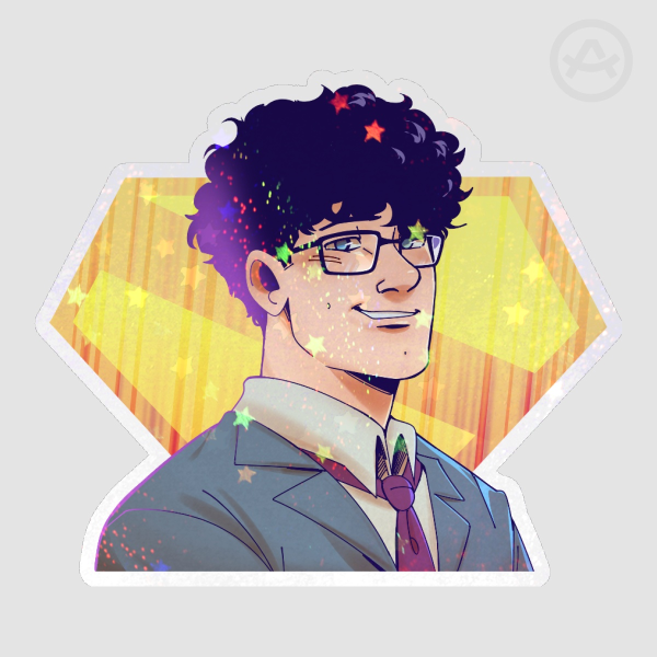Superman Clark Kent Sticker (Holo)