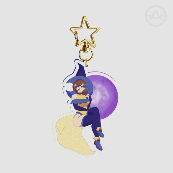 Lunar Witch Acrylic Keychain