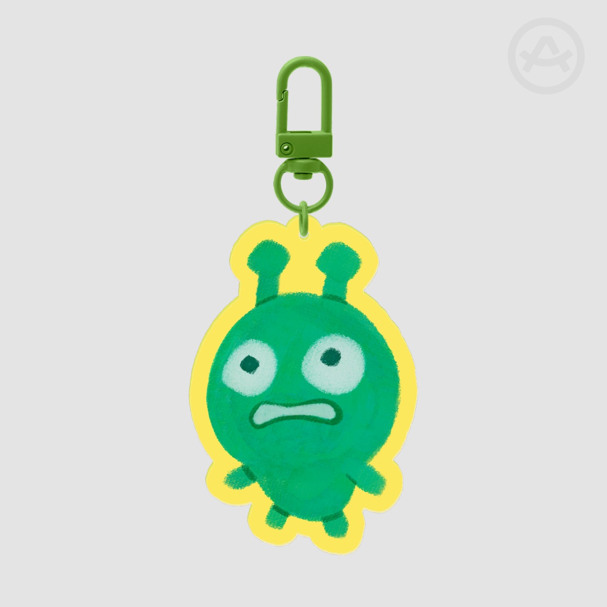 Stressed Alien Keychain