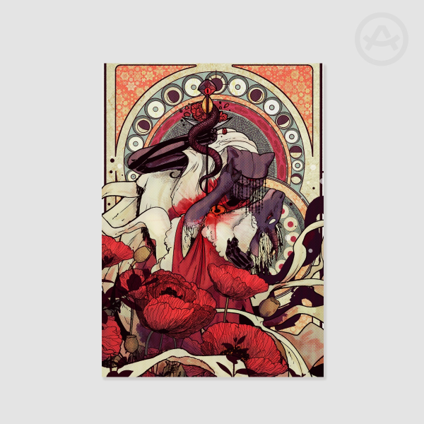 Art Nouveau Narilamb