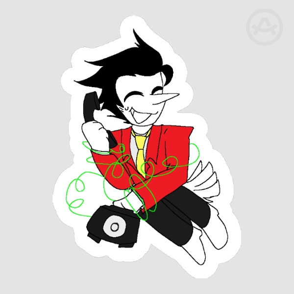 Big Shot Spamton Die Cut Sticker