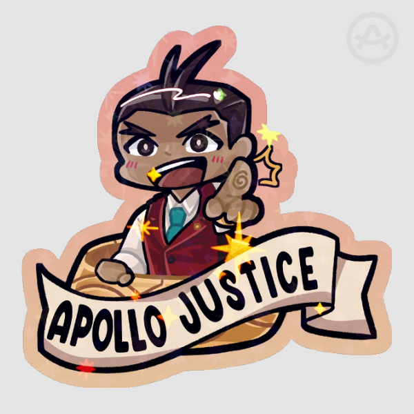 Apollo Justice ACE ATTORNEY Sticker