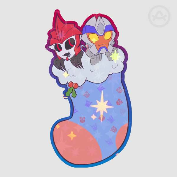 Kobd stocking Die Cut Stickers