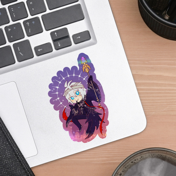 Cio Colored Edge Die Cut Stickers