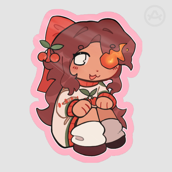 Christmas Vibes Cherri Sticker