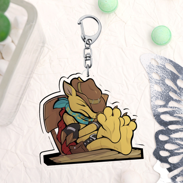 Rollin' Western - Clear Acrylic Keychains