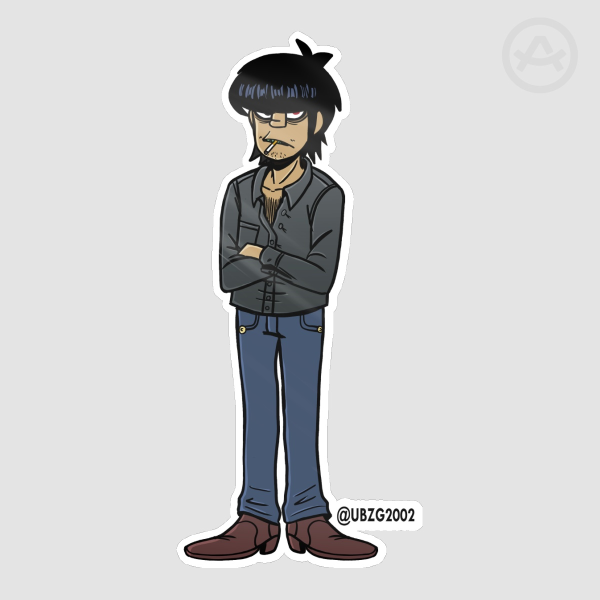 Murdoc sticker