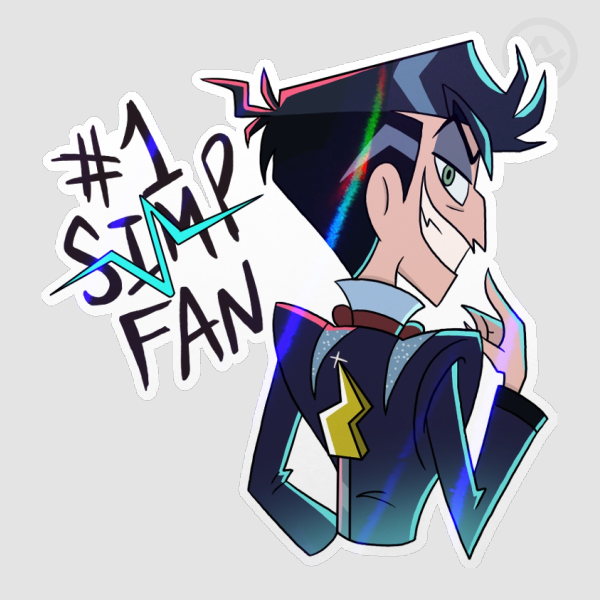 Vincent #1 Simp I MEAN FAN Sticker