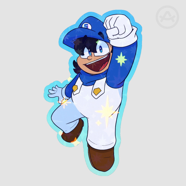 Colored SMG4 Die Cut Sticker