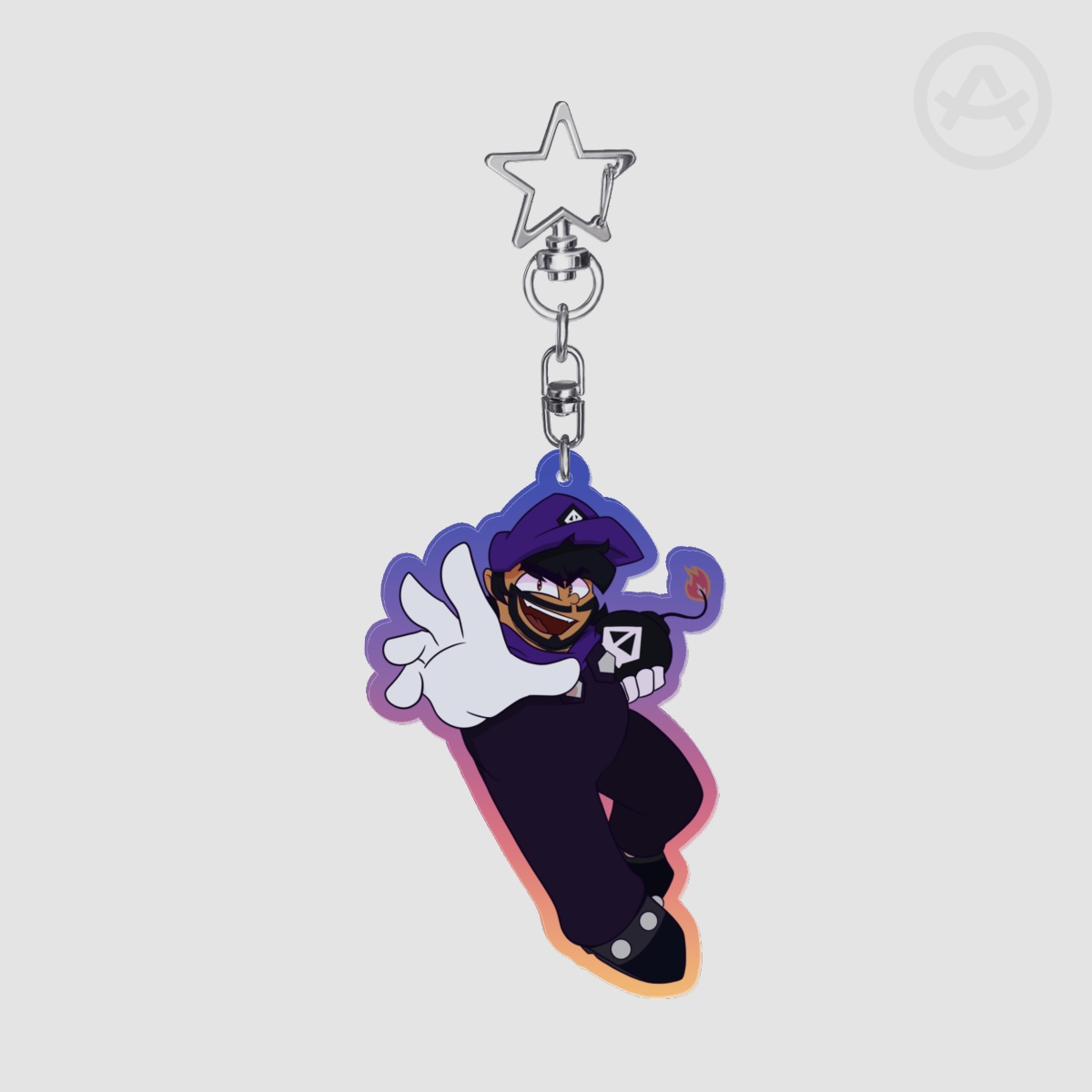 Colored SMG3 Acrylic Keychain by Trap Sánchez - ACGGOODS