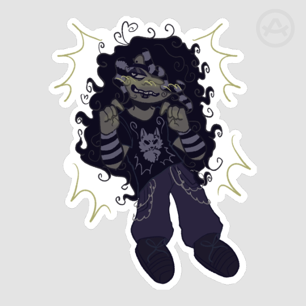Skips Shadely Sticker (Date Everything)