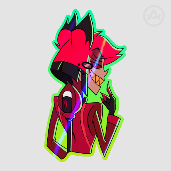 Alastor Rainbow Sticker "Normal Version"