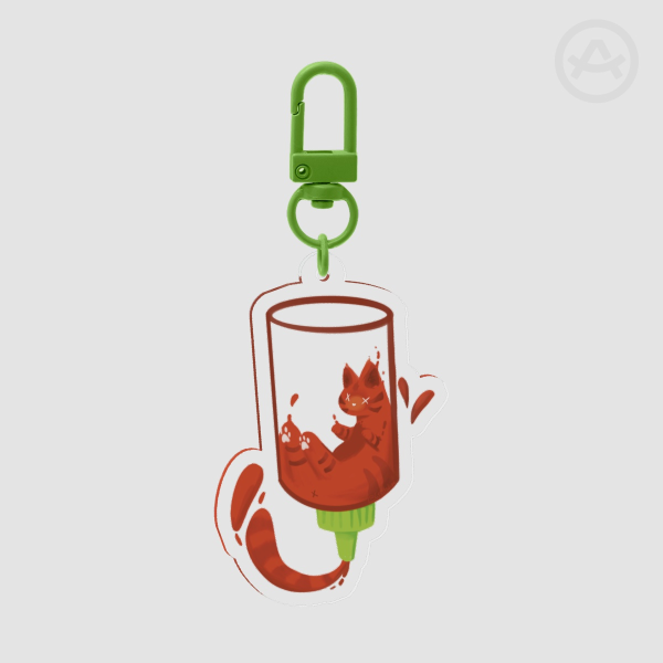 Purracha Acrylic Keychain
