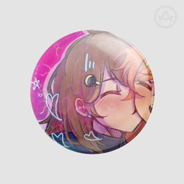 Shiny Duo Matching Pin Badges (Pearl)