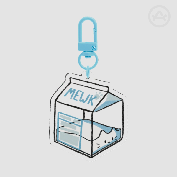 Mewk Acrylic Keychain