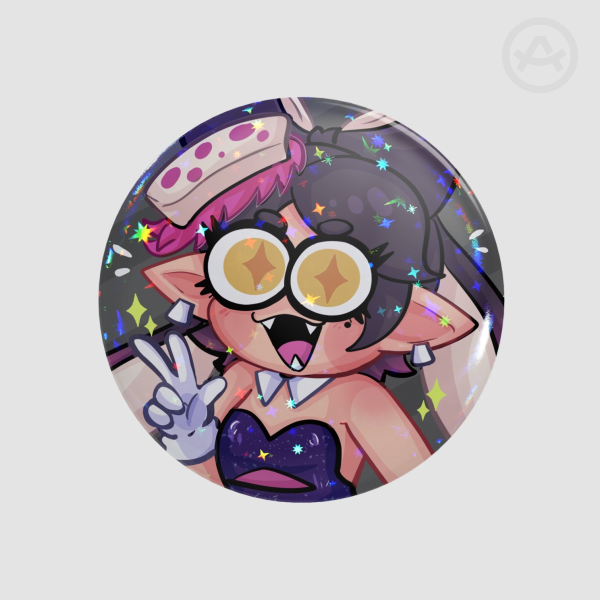 Callie Button Pin