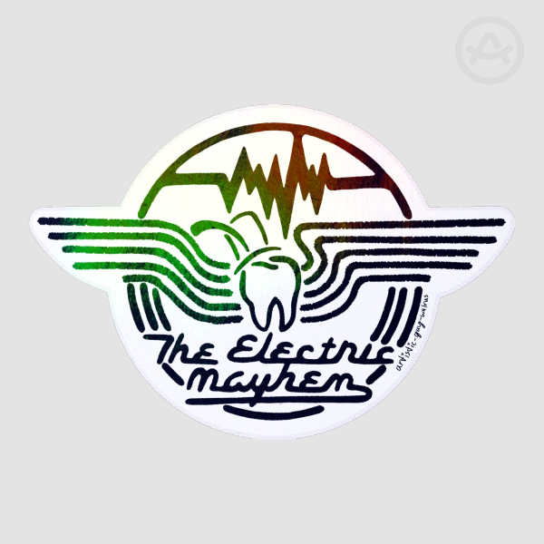 The Electric Mayham Logo (Black)
