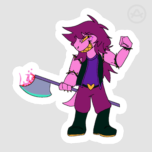 Susie Die Cut Sticker