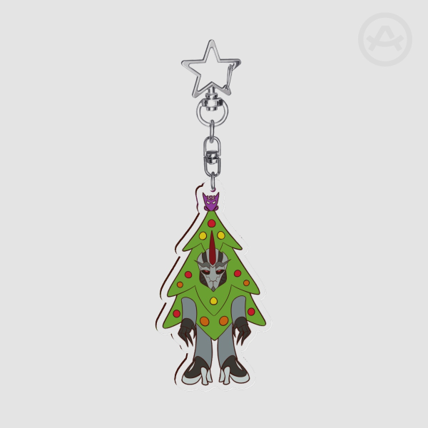 Starscream Christmas tree Clear Acrylic Keychains