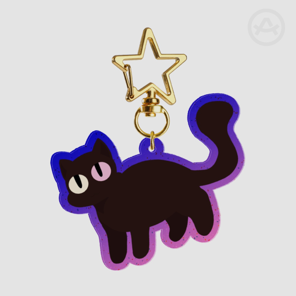 Cookie Cat Acrylic Keychain
