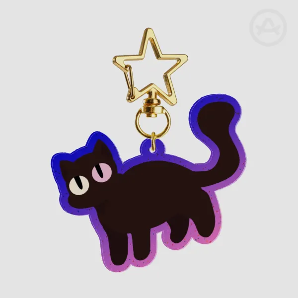 Cookie Cat Acrylic Keychain