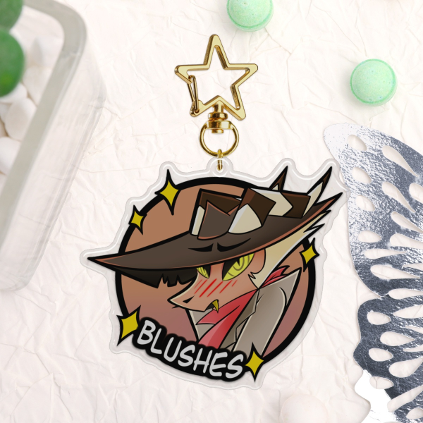 Blushes uwu Keychain
