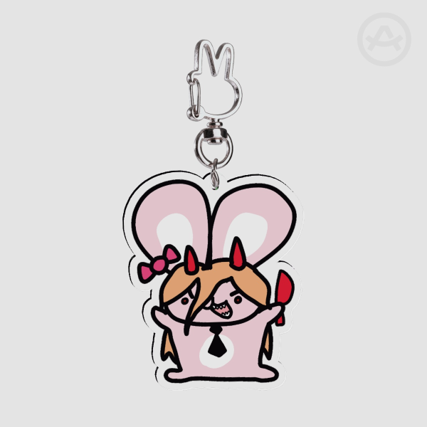 Bunni Power - Chainsaw man keychain