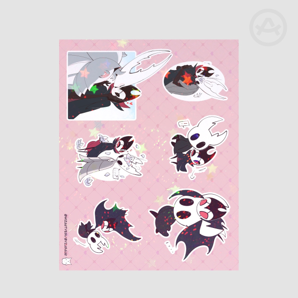 Puregrimm Coated Paper Stickers Sheet