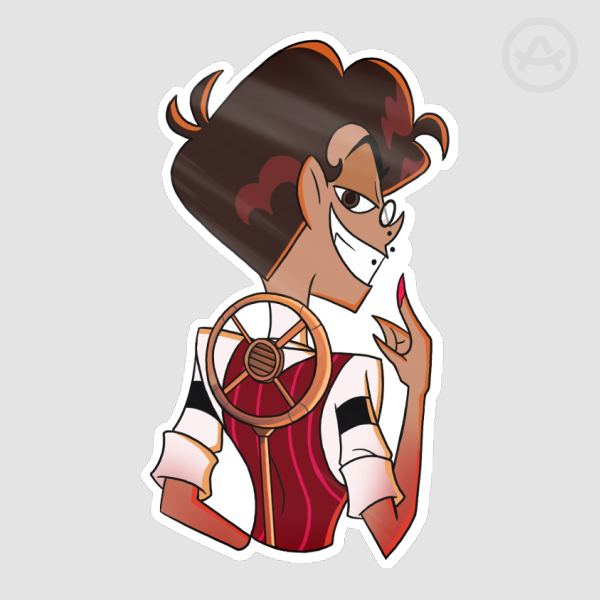 Human Alastor Sticker "Normal Version"