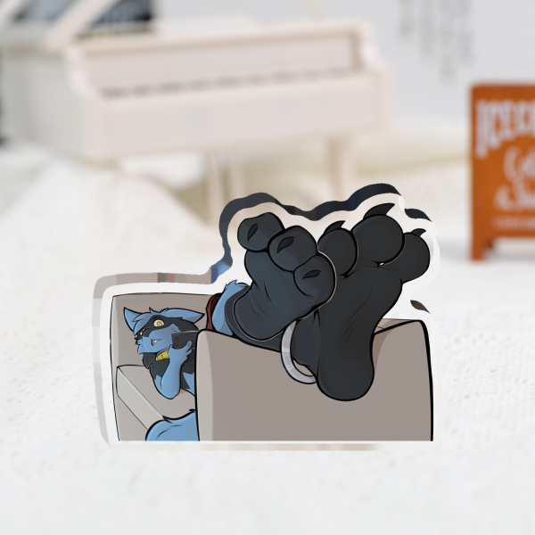Puppy Paws - Thick Acrylic Stand No Base