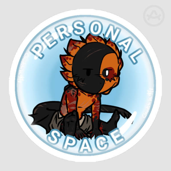 "Personal Space" Coliseum Eclipse Sticker