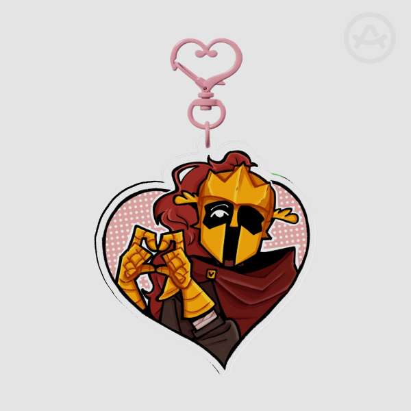 d3rlord3 heart keychain - SFAWTDE