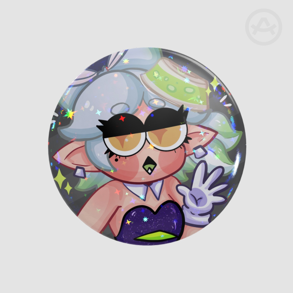 Marie Button Pin