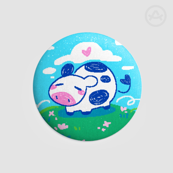 cow [Button Pin]