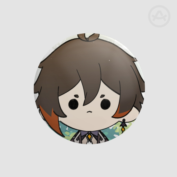 Zhongli Button Badge