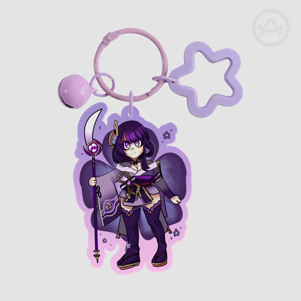 Raiden Shogun Keychain