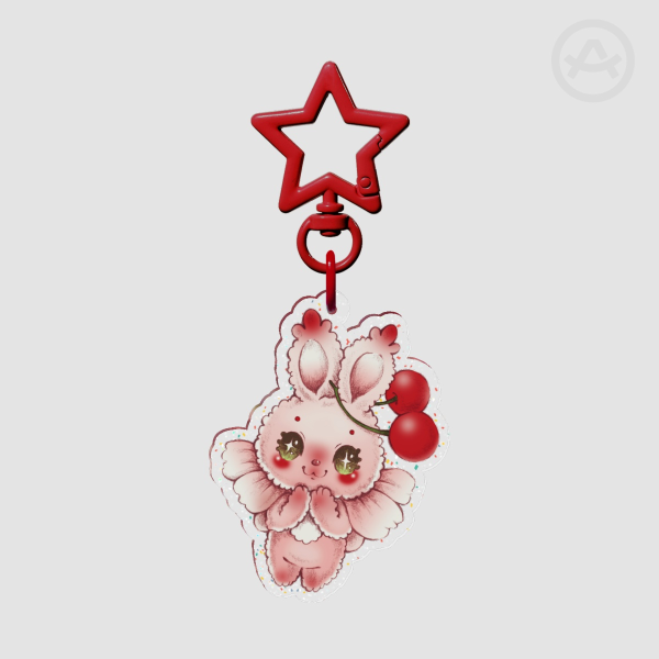 Ania Bunny 2025 Spring Glitter Acrylic Keychains