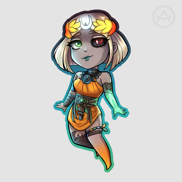 Melinoë - Hades 2 - Colored Edge Die Cut Sticker