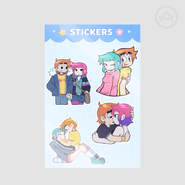 ScottMona Sticker Sheet
