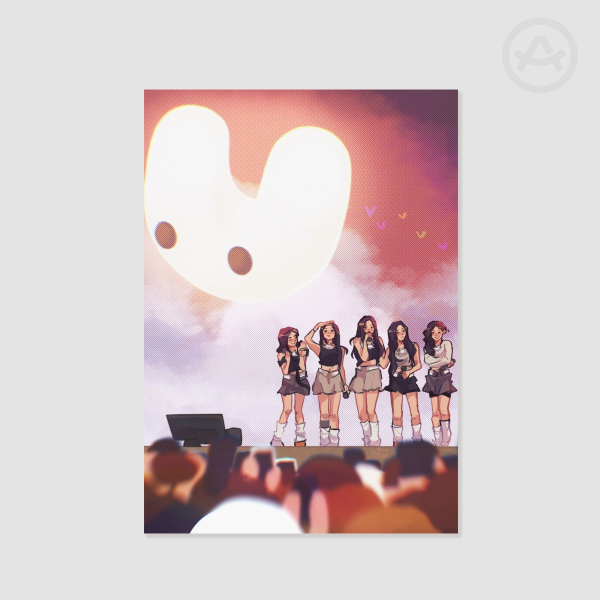NewJeans Lollapalooza Print