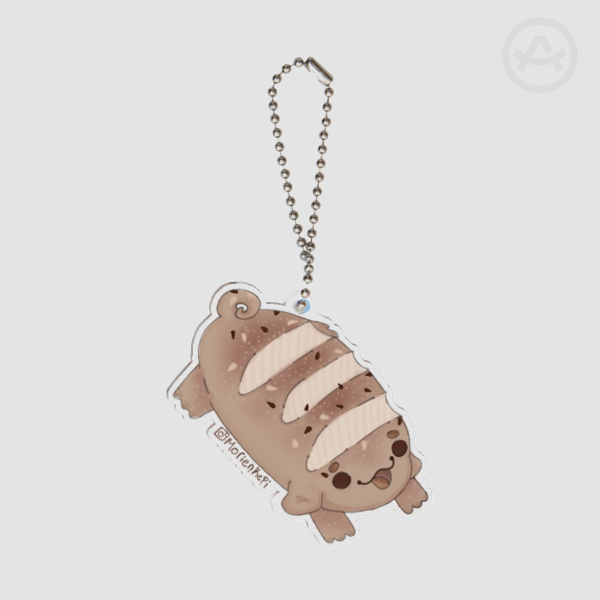 bread dog Acrylic Keychain