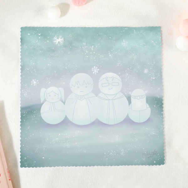 sousou no frieren | hero party snowman spectacles glass cloth