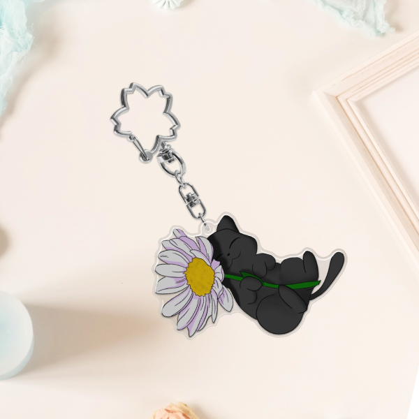 Pimi Daisy Acrylic Keychains
