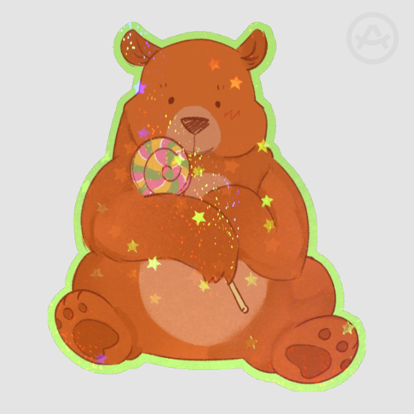 Sweet Bear Die Cut Stickers