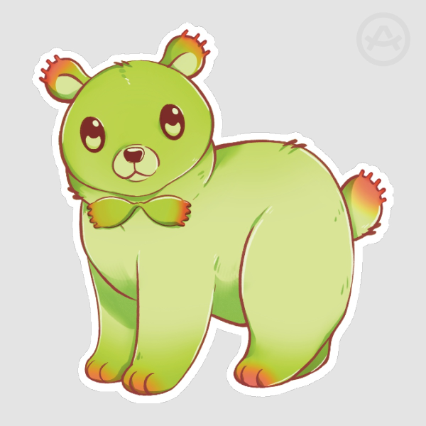 Bear's Paw Bear 2" Sticker