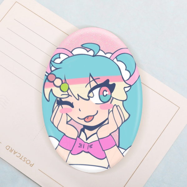 [Vocaloid] Mochi Mochi Holographic Badges